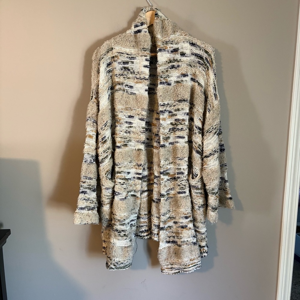 Anthropologie moth chunky Cozy Knit Women's Sweater xs petite cardigan